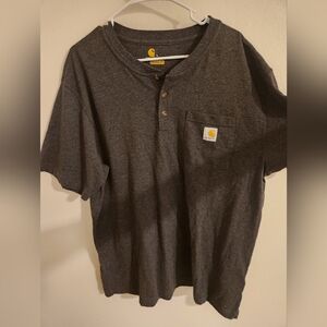SET OF 2 MEN'S CARHARTT  POCKET T-SHIRTS. BOTH SIZE L !